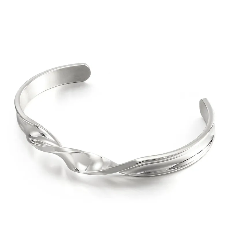 Qings New Design Fashion Wave Pattern Bangle 316l Stainless Steel Wave Wrist Bracelet
Qings New Design Fashion Wave Pattern Bangle 316l Stainless Steel Wave Wrist Bracelet