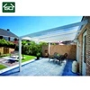 Compact polycarbonate panel aluminium balcony canopy with high quality