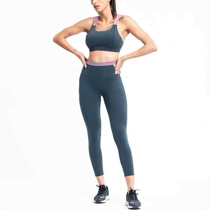Sport Girls Fitness Sport Wear High Elastic Women Yoga set High Impact Gym Bra and Breathable Yoga Leggings Set, Customized colors
Sport Girls Fitness Sport Wear High Elastic Women Yoga set High Impact Gym Bra and Breathable Yoga Leggings Set, Customized colors