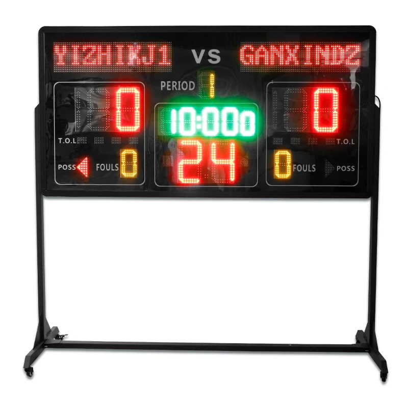 New Popular Scoreboard and Time for Team Sports Electronic Basketball Scoreboard
New Popular Scoreboard and Time for Team Sports Electronic Basketball Scoreboard