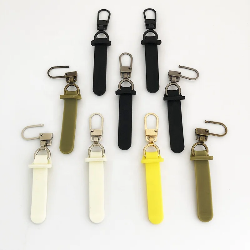 Tool-free zipper pull tab removable clothes shoes zipper repair small hole leather shoes zipper rubber handle
Tool-free zipper pull tab removable clothes shoes zipper repair small hole leather shoes zipper rubber handle