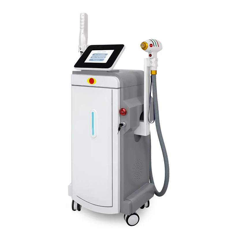 2 in 1Picosecond Qswitch Powerful with Ice cooling system Tattoo remove and Hair Removal 808nm Diode Laser Device
2 in 1Picosecond Qswitch Powerful with Ice cooling system Tattoo remove and Hair Removal 808nm Diode Laser Device