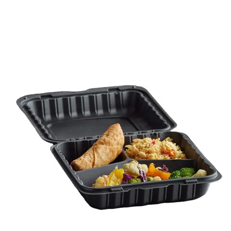 8*8 black microwavable tray eco black mineral plate plastic hinged take out plate togo plates disposable
8*8 black microwavable tray eco black mineral plate plastic hinged take out plate togo plates disposable