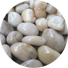 Polished White Natural Pebbles Cobble Stone for Garden Decoration