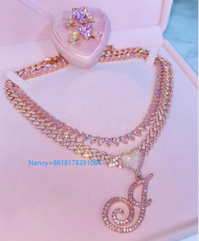 foxi jewelry women cubic zirconia icy pink heart cursive letter pendant diamond pendant necklace
foxi jewelry women cubic zirconia icy pink heart cursive letter pendant diamond pendant necklace