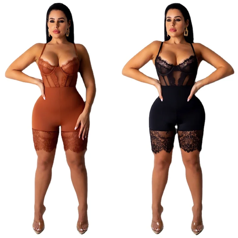 2021 Women Sexy Short Playsuit Jumpsuit Rompers Ladies Sexy Lace Lingerie Romper Lingerie With Wholesale Price, As show
2021 Women Sexy Short Playsuit Jumpsuit Rompers Ladies Sexy Lace Lingerie Romper Lingerie With Wholesale Price, As show