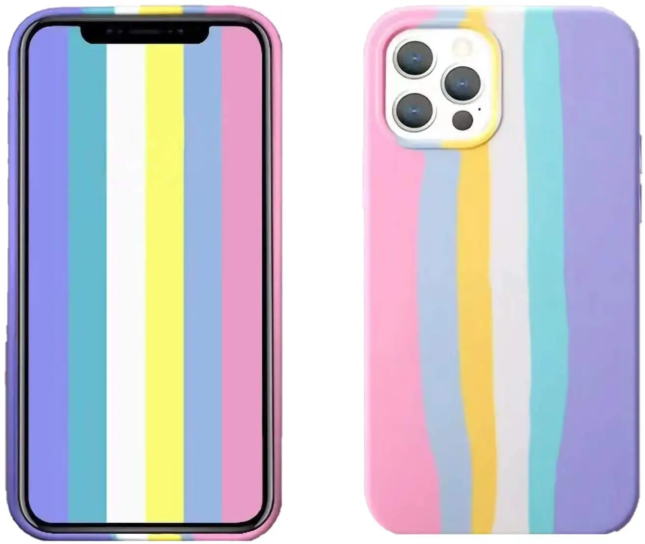 EM Amazon hot silicone rainbow phone case shockproof mobile phone soft liquid back cover cases for iphone xr 11 12 13 pro max
EM Amazon hot silicone rainbow phone case shockproof mobile phone soft liquid back cover cases for iphone xr 11 12 13 pro max