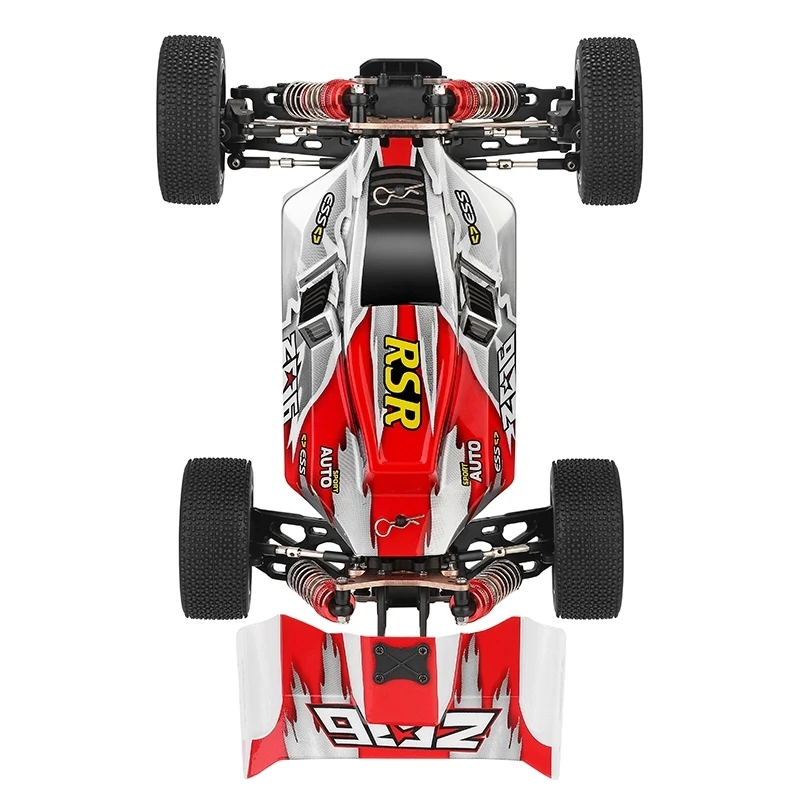 New Arrival 4Wd Alloy 60Km/H High Speed Rc Buggy Electric Car Metal Car 1:14 Wltoys Upgrade Metal l 144001 (4)