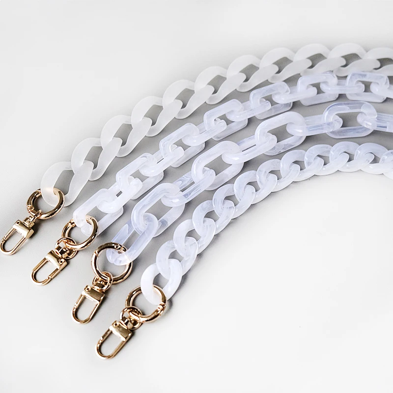 Meetee B-C055 Fashion Transparent Bag Chain Acrylic Resin Thick Chain Shoulder Strap Bag Accessories Women Clear Packet Chain
Meetee B-C055 Fashion Transparent Bag Chain Acrylic Resin Thick Chain Shoulder Strap Bag Accessories Women Clear Packet Chain