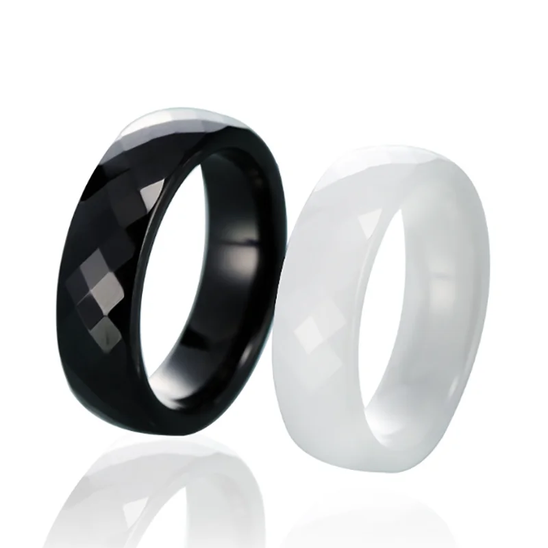 3~10mm Wide Ceramic Rings For Men And Women Smooth Faceted Surface Jewelry Fashion Rings, White, black , blue , color customized
3~10mm Wide Ceramic Rings For Men And Women Smooth Faceted Surface Jewelry Fashion Rings, White, black , blue , color customized