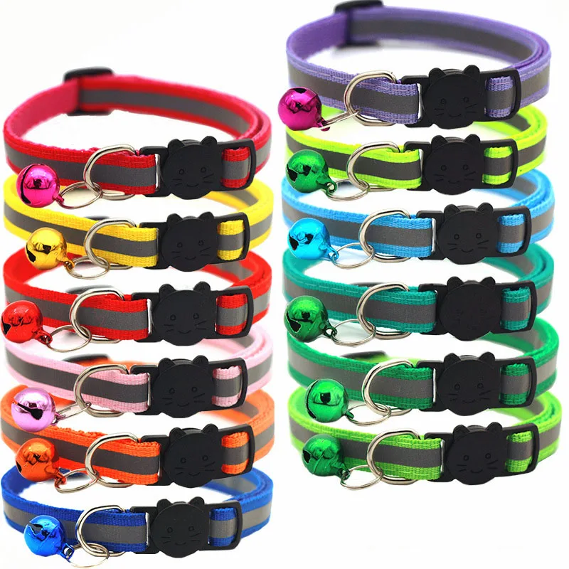 Amazon Seller Dog Collar Reflective Pet Necklace Bell Black Cat Head Safety Buckle Cute Dog Collar
Amazon Seller Dog Collar Reflective Pet Necklace Bell Black Cat Head Safety Buckle Cute Dog Collar