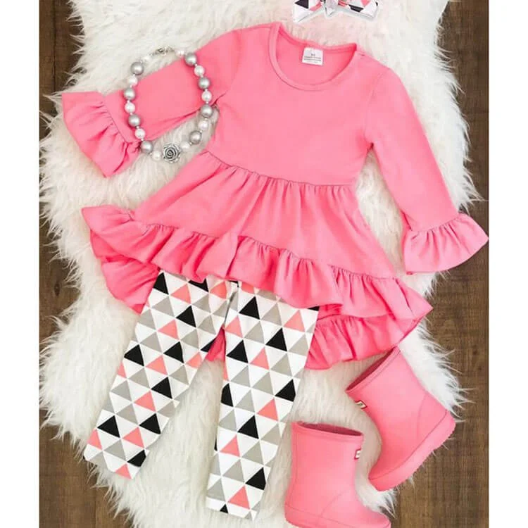 Toddler Clothes children Irregular Clothing long sleeve baby boutique clothes set matching outfit girls clothing kids fall set, As picture or customized
Toddler Clothes children Irregular Clothing long sleeve baby boutique clothes set matching outfit girls clothing kids fall set, As picture or customized