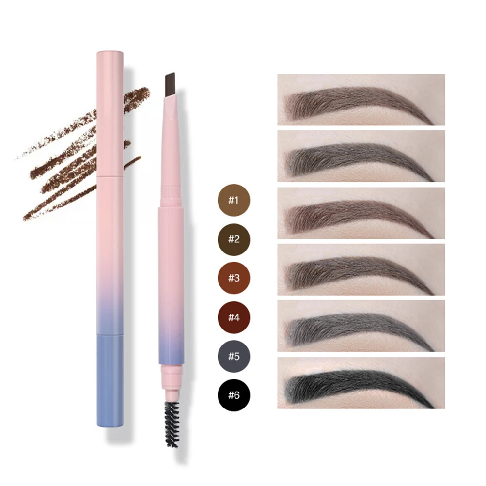 6 Colors Double-head Eyebrow Pencil Private Label Gradient Blue Pink Eyebrow Pen Waterproof Easy To Wear Makeup Cosmetic No Logo
6 Colors Double-head Eyebrow Pencil Private Label Gradient Blue Pink Eyebrow Pen Waterproof Easy To Wear Makeup Cosmetic No Logo