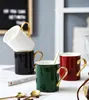 New Design Color Glaze Coffee Mugs Wedding Gift Tea Mugs Fine Bone China Mugs