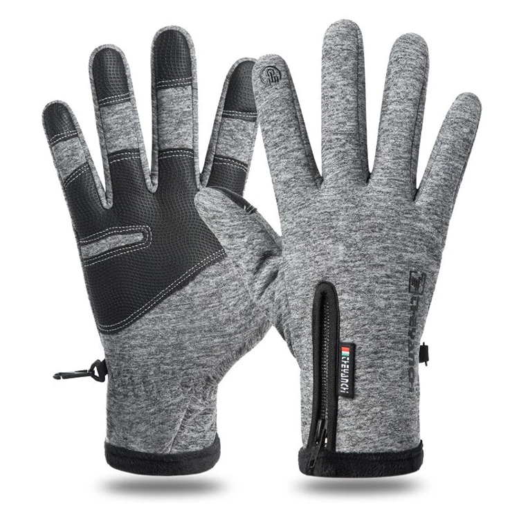 Winter Warm Leather Climbing Sports Bike Waterproof Cycling Zipper Leather Motorcycle Gloves Snowboard Gloves, Picture shows
Winter Warm Leather Climbing Sports Bike Waterproof Cycling Zipper Leather Motorcycle Gloves Snowboard Gloves, Picture shows