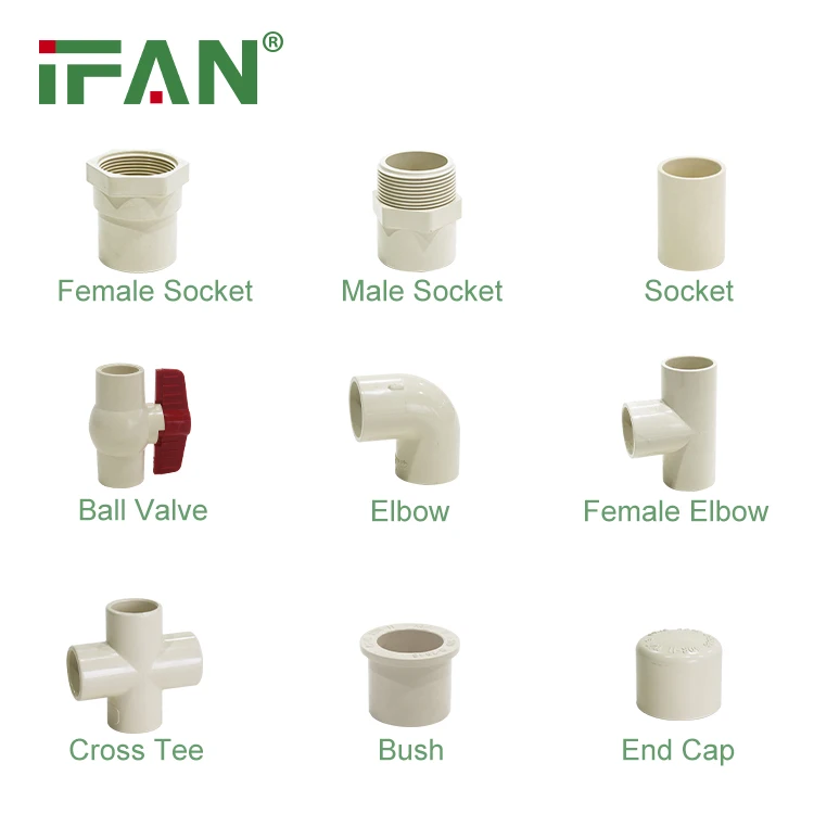CPVC Pipe Fitting PVC Water Pipes Offwhite Color 1/2"-2" Size Female Male Thread Pipe Fittings Valve Price CPVC Fittings Water
CPVC Pipe Fitting PVC Water Pipes Offwhite Color 1/2"-2" Size Female Male Thread Pipe Fittings Valve Price CPVC Fittings Water