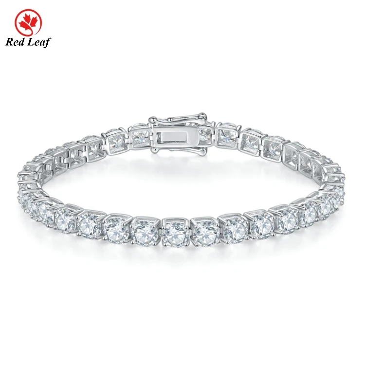 Redleaf 925 Sterling Silver Moissanite Bracelets Fine Jewelry D VVS1 Moissanite Tennis Bracelet For Men Women
Redleaf 925 Sterling Silver Moissanite Bracelets Fine Jewelry D VVS1 Moissanite Tennis Bracelet For Men Women