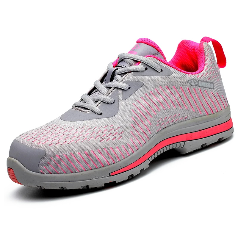 2020 New Steel Toe Cap Anti-Smashing Puncture Proof Work Boots Lightweight Breathable Womens Safety Shoes Outdoor, Grey pink
2020 New Steel Toe Cap Anti-Smashing Puncture Proof Work Boots Lightweight Breathable Womens Safety Shoes Outdoor, Grey pink