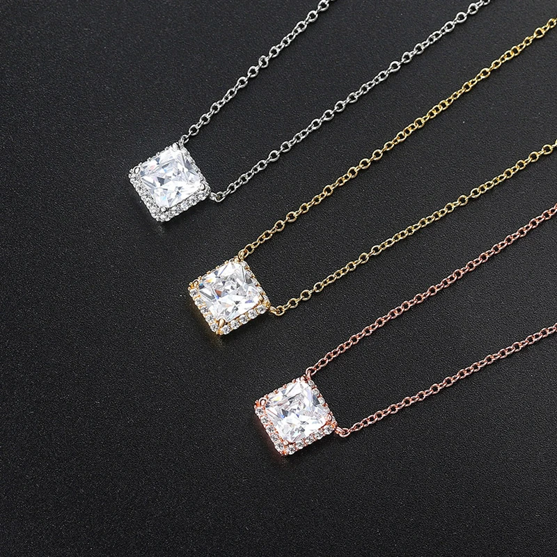 Minimalism Square Love Heart Round Pendant Exquisite Brass Zircon Crystal Necklace for Women Accessories, Gold/silver/rosegold
Minimalism Square Love Heart Round Pendant Exquisite Brass Zircon Crystal Necklace for Women Accessories, Gold/silver/rosegold