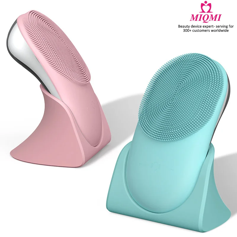 MIQMI professional 2021 sillicone facial cleansing brush import electric pore deep cleansing face washing brush massager, Pink/blue
MIQMI professional 2021 sillicone facial cleansing brush import electric pore deep cleansing face washing brush massager, Pink/blue