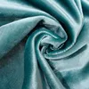 Glossy and silk heavier weight manufacturer satin velvet curtain fabric and curtain