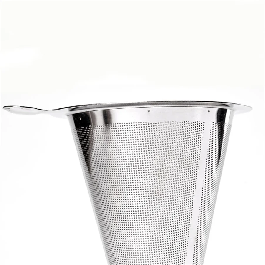 High Quality Ceramic Coffee Filter Cup V60 Paper Metal Filter Mesh For French Press Coffee Makers, Stainless steel color and golden
High Quality Ceramic Coffee Filter Cup V60 Paper Metal Filter Mesh For French Press Coffee Makers, Stainless steel color and golden