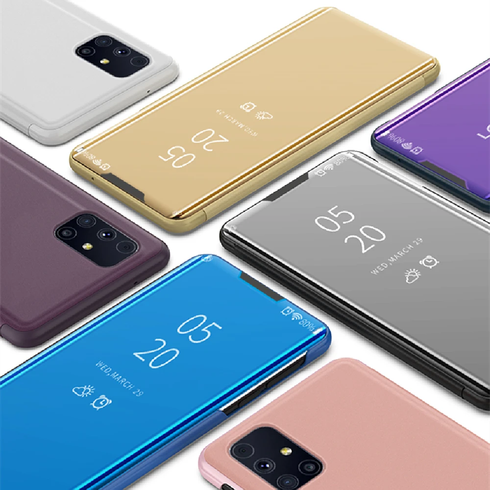 Electroplating Mirror Smart Sleep Flip Phone Case for Samsung Galaxy M31S, 7 colors
Electroplating Mirror Smart Sleep Flip Phone Case for Samsung Galaxy M31S, 7 colors