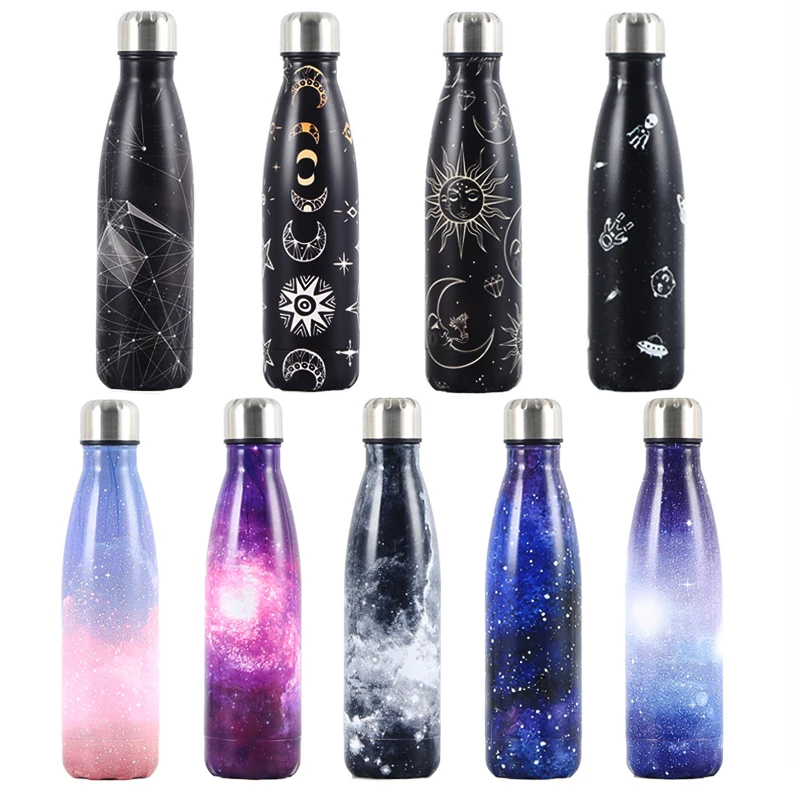 Eco friendly creative colorful designed sublimation stainless steel keep hot water bottle with custom logo, Customized color acceptable
Eco friendly creative colorful designed sublimation stainless steel keep hot water bottle with custom logo, Customized color acceptable