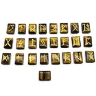 Luhn Divination in runes Fortune-telling stone carving semi-precious stone craft decoration