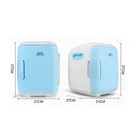 Mini Fridge 5L Electric Cooler and Warmer AC / DC Portable Thermoelectric System fridge for Car/Home