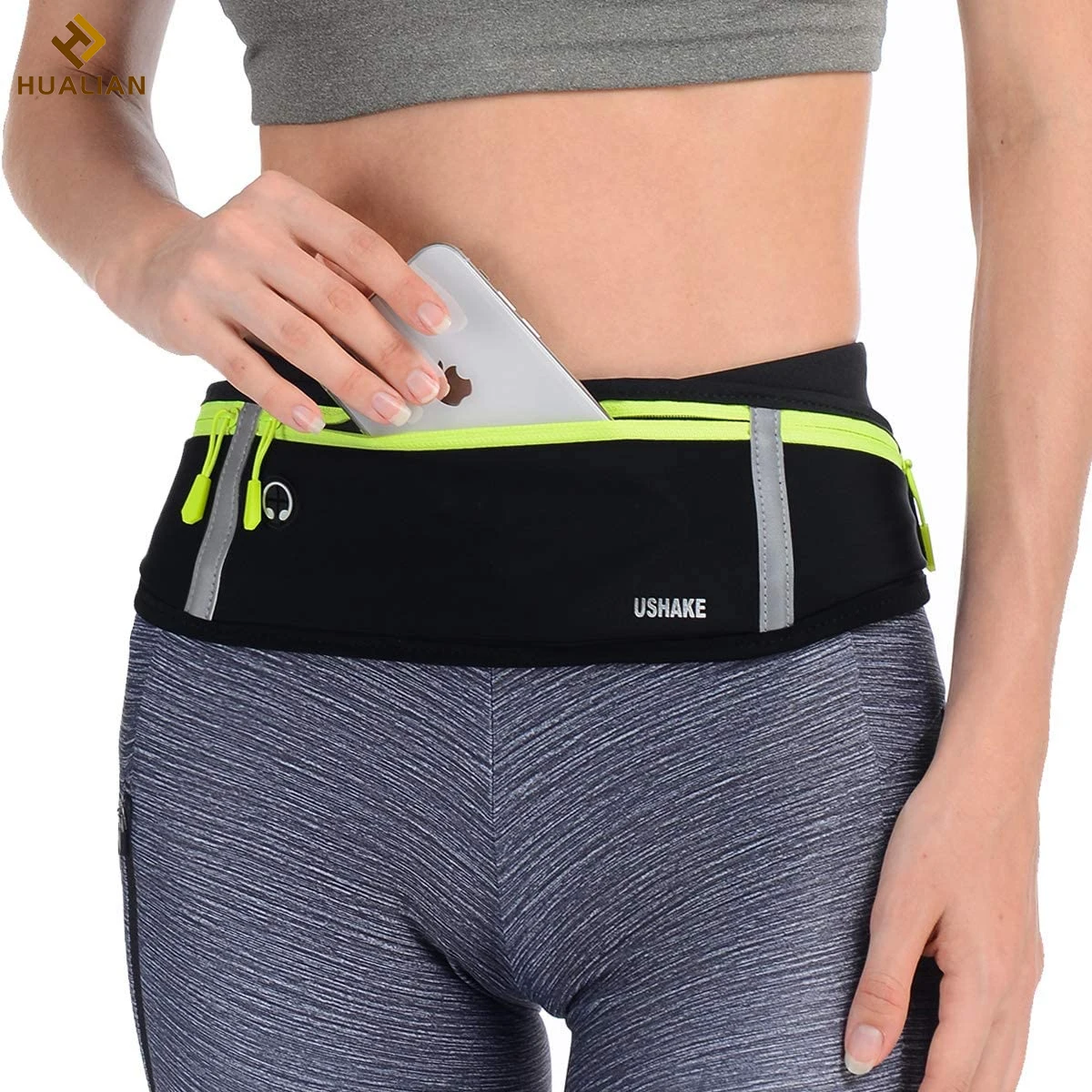 HUALIAN Waterproof Mobile phone Women men Unisex Jogging gym Sports Running belt Waist bag Slim Waist Pouch, Customized color
HUALIAN Waterproof Mobile phone Women men Unisex Jogging gym Sports Running belt Waist bag Slim Waist Pouch, Customized color