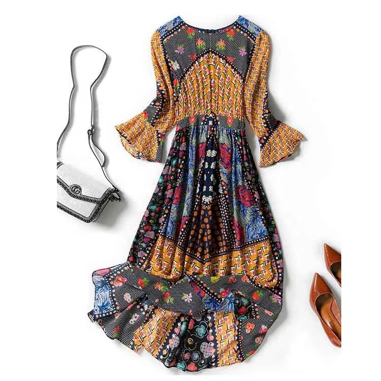 China Golden Supplier Ladies Fashion Silk Cotton Evening Part Summer korean used clothing second hand dress used dress in bales, Multicolor
China Golden Supplier Ladies Fashion Silk Cotton Evening Part Summer korean used clothing second hand dress used dress in bales, Multicolor