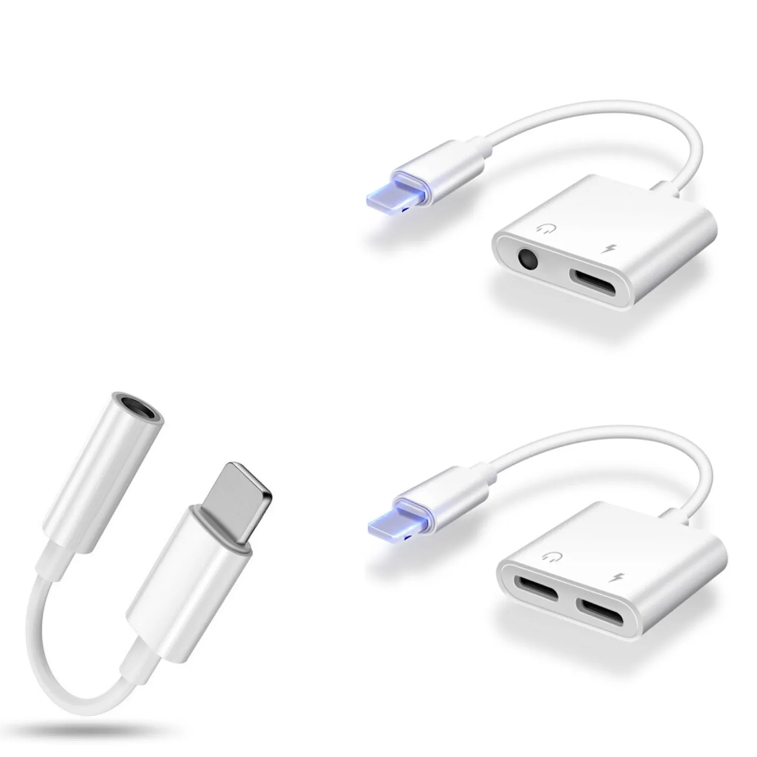 Audio Adapter Charger Cable Suitable for iphone 8 double adapter cable plus 3.5mm charging listening music 2 in 1 adapter
Audio Adapter Charger Cable Suitable for iphone 8 double adapter cable plus 3.5mm charging listening music 2 in 1 adapter