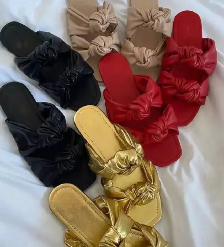Summer 2021 new arrivals wholesale women flat slippers fashion double bow knot slides slip on sandals casual shoes pantuflas, 3 colors as picture
Summer 2021 new arrivals wholesale women flat slippers fashion double bow knot slides slip on sandals casual shoes pantuflas, 3 colors as picture