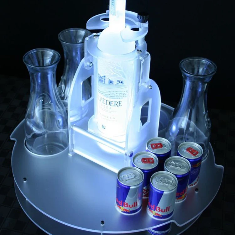 acrylic glorifier bottle wine beer holder display rack creative design customized bar bottle display stand