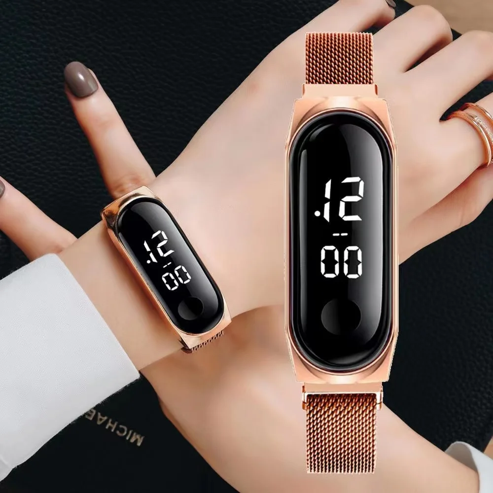 Fashion Women's Watch Rose Gold Stainless Steel Dress LED Quartz Bracelet Watch Women Female Clock Relogio, Custom
Fashion Women's Watch Rose Gold Stainless Steel Dress LED Quartz Bracelet Watch Women Female Clock Relogio, Custom