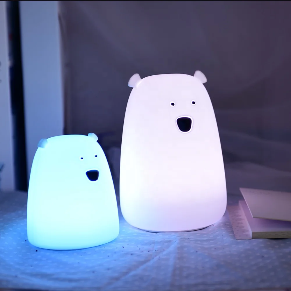 silicone animal night light