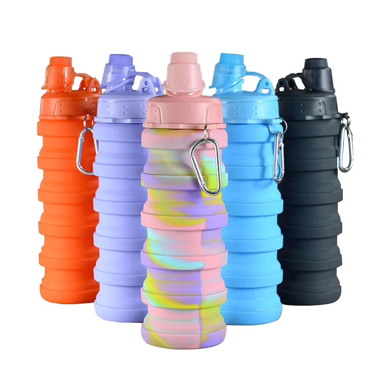 500ml BPA Free Collapsible Silicone Sports Water Bottle, Black,blue,orange,purple,camouflage
500ml BPA Free Collapsible Silicone Sports Water Bottle, Black,blue,orange,purple,camouflage