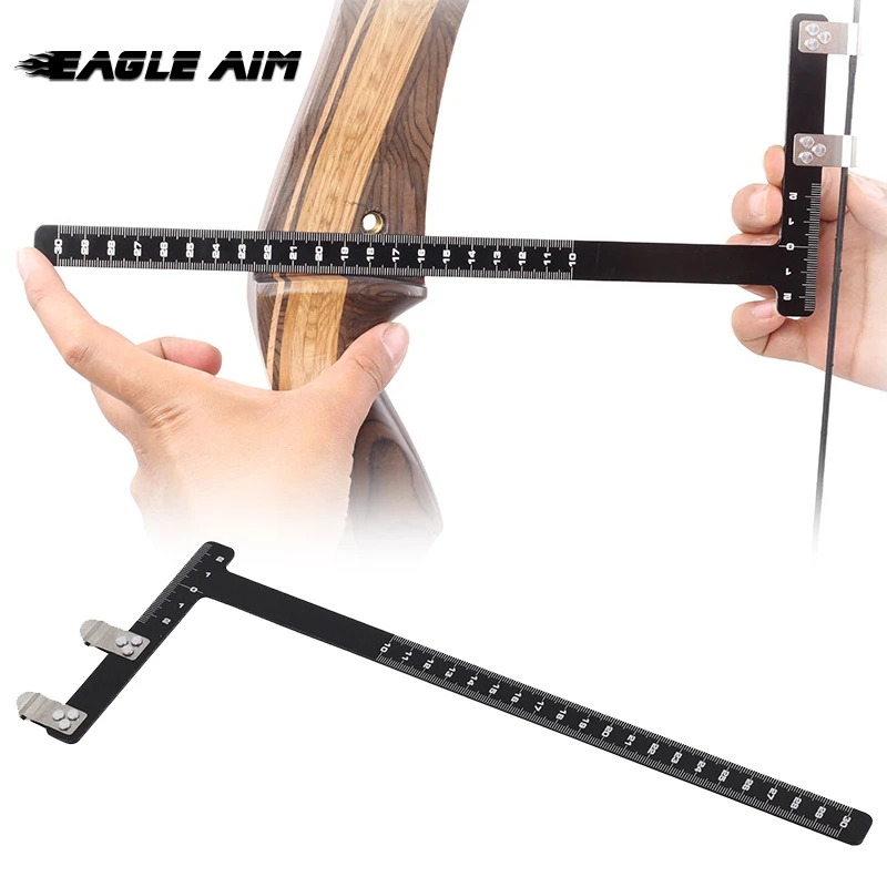 Bow L Square Ruler Aluminium Archery Equipment for Hunting Shooting, Black 
Bow L Square Ruler Aluminium Archery Equipment for Hunting Shooting, Black