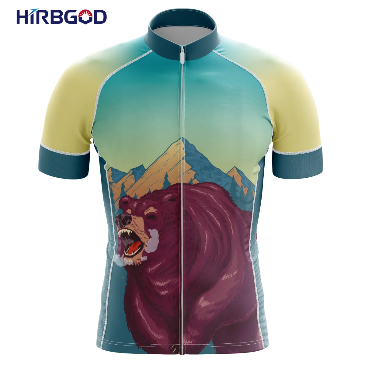 HIRBGOD Brown Bear Pattern Quick-dry Plus Size Summer Men's Cycling Wear abbigliamento ciclismo Cycling Jersey TYZ665-01
HIRBGOD Brown Bear Pattern Quick-dry Plus Size Summer Men's Cycling Wear abbigliamento ciclismo Cycling Jersey TYZ665-01