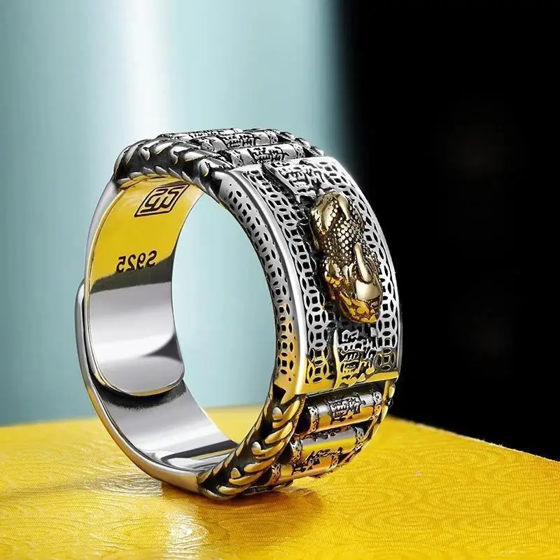 Trend Design Anillo Pixiu Passepartout Ring Men Women Couples Lucky Feng Shui Pixiu Wealth And Protection Ring
Trend Design Anillo Pixiu Passepartout Ring Men Women Couples Lucky Feng Shui Pixiu Wealth And Protection Ring