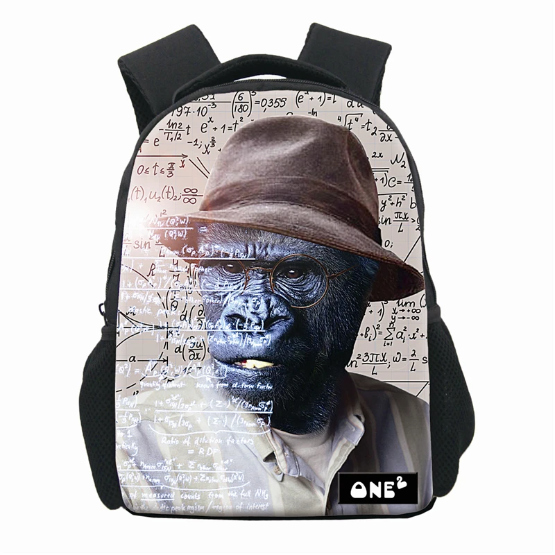 Gorilla print school bags for boys student large capacity lightweight school bags with net pocket design custom, Customized
Gorilla print school bags for boys student large capacity lightweight school bags with net pocket design custom, Customized