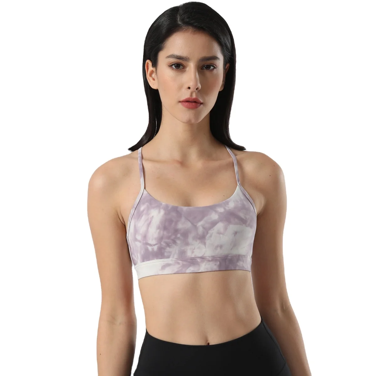 Spring and Summer new nude feel Y-shaped sports bra thin strap fashion tie-dyed yoga workout beauty back underwear
Spring and Summer new nude feel Y-shaped sports bra thin strap fashion tie-dyed yoga workout beauty back underwear