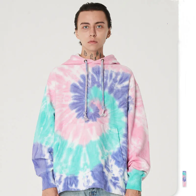 2023 Autumn And Winter New Product Trend Harajuku Style Color Tie-dye Letter Printing Loose Men's Hoodie
2023 Autumn And Winter New Product Trend Harajuku Style Color Tie-dye Letter Printing Loose Men's Hoodie