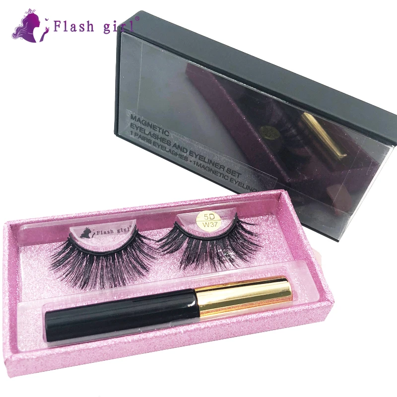 Wholesale lashes vendor 5D-W37 good quality 5D mink magnetic eyelashes with waterproof eyeliner packaging box
Wholesale lashes vendor 5D-W37 good quality 5D mink magnetic eyelashes with waterproof eyeliner packaging box