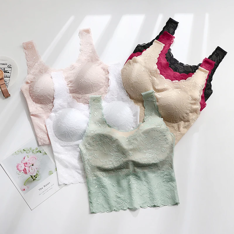 New design Hot in Europe and America women crew neck wavy gather no feel padded bra one piece seamless bra long style lace bra
New design Hot in Europe and America women crew neck wavy gather no feel padded bra one piece seamless bra long style lace bra
