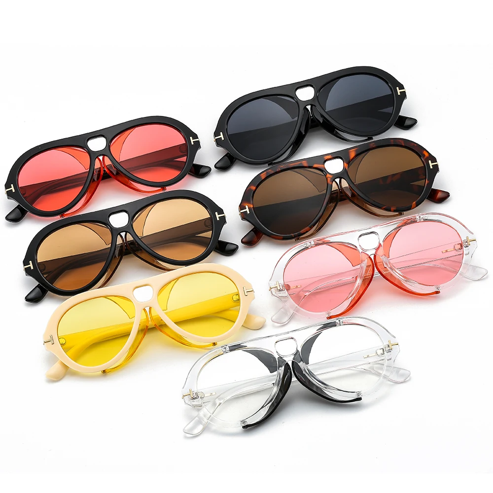 2021 summer designer frame STOCK New trendy fashion unisex steampunk UV400 PC plastic sunglasses, 7 color for selection
2021 summer designer frame STOCK New trendy fashion unisex steampunk UV400 PC plastic sunglasses, 7 color for selection