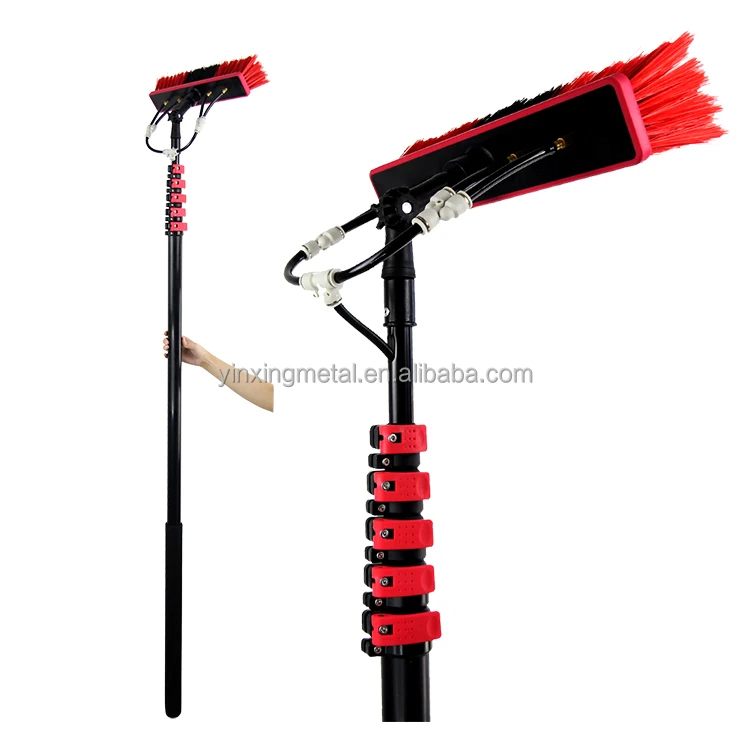 24FT Solar Cleaning Pole Brush with Extension Rod for Solar Panels Washing Tool System, Black
24FT Solar Cleaning Pole Brush with Extension Rod for Solar Panels Washing Tool System, Black