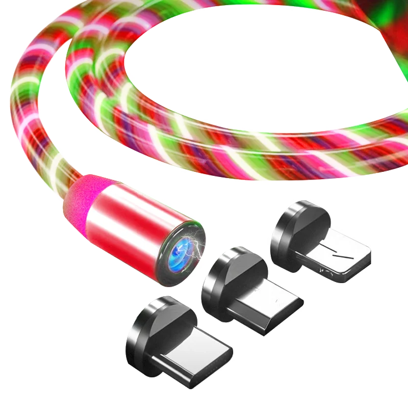 Promotion LED glow flowing 3 in 1 type c multi magnetic usb cable, Red/blue/white/green
Promotion LED glow flowing 3 in 1 type c multi magnetic usb cable, Red/blue/white/green