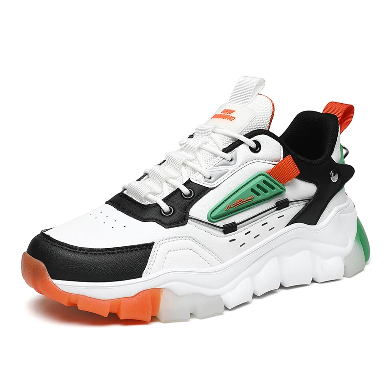 High Quality Men Sport Shoes Wholesale Fashion Sneaker Leather Anti Slippery Walking Shoes Rubber Sole Dad Shoes Tennis
High Quality Men Sport Shoes Wholesale Fashion Sneaker Leather Anti Slippery Walking Shoes Rubber Sole Dad Shoes Tennis